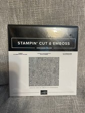 Stampin' Up Timber 3D Embossing Folder Wood Grain Tree Cards Scrapbooking