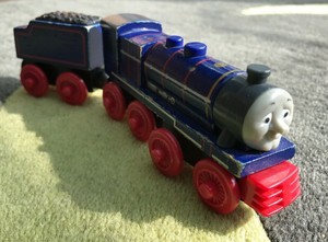 wooden railway hank