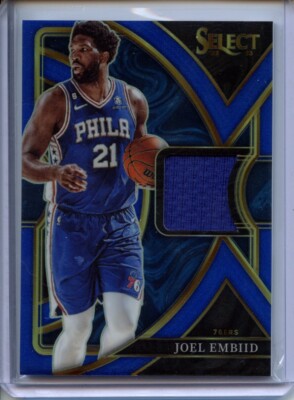 Panini Selective Swatches Joel Embiid /75 SSP (MEM) (Color Match) (GAME WORN)