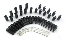 Solar Connectors 4mm PV Cable Plug Pair Male Female TUV Approved 1500V DC