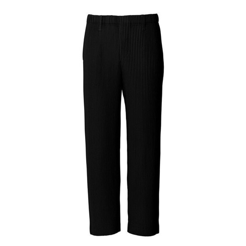 Homme Plisse ISSEY MIYAKE Straight Leg Black Pants Size 3 - Foto 5 di 5