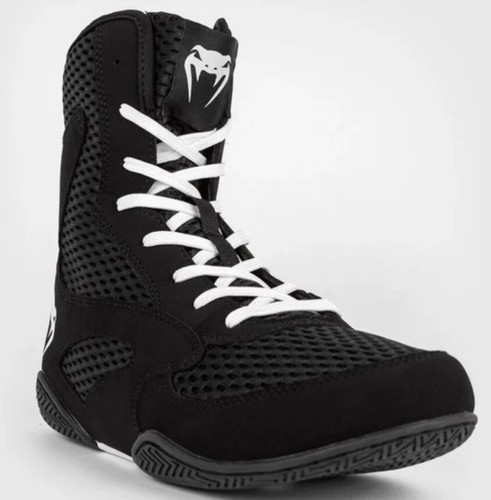 Zapatos de boxeo Venum Contender de caña alta para hombre talla 10,5 negro blanco VENUM04958-108 - Imagen 11 de 12