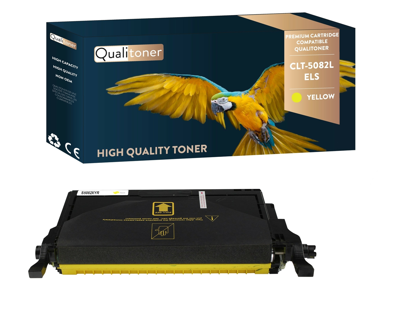 Toner jaune compatible CLT5082L ELS pour éliminer les traces d'impression sur vos documents