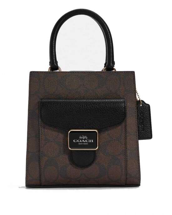 COACH ショルダーバッグ C7228 シグネチャー レディース COACH Women's Mini Pepper Crossbody in Signature Canvas-Gold/Brown