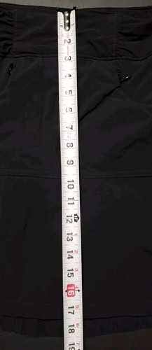 Athleta Hit The Trail Skort Damen Größe 6 schwarz Stretch-Taschen Activewear schön! - Bild 5 von 7