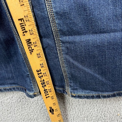 Carhartt Damengröße 8 Relaxed Fit kariert gefüttert blau Jeans - Bild 6 von 14