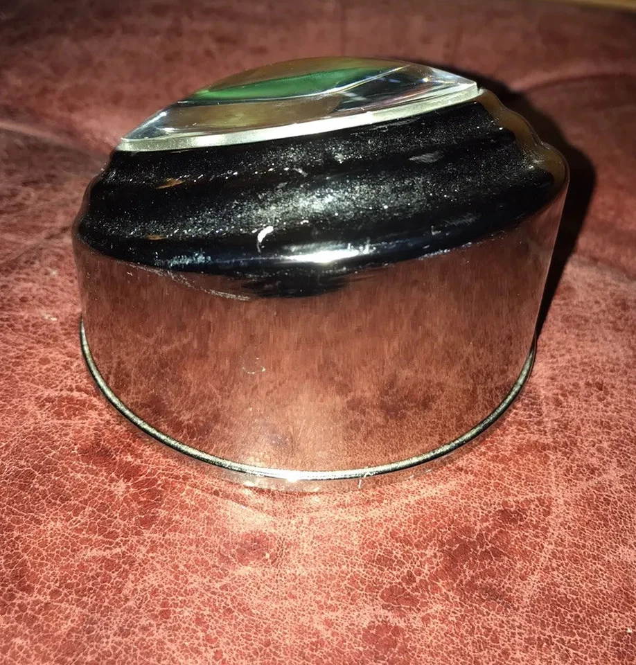 Ретро MCM керамики амбара прикроватной ванной часы серебристого тона винтажный Kelly зеленый читать - Изображение 2 из 4