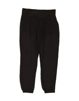 BERSHKA Womens See Through Joggers Casual Trousers Medium W30 L27 Black CR04 - Image 1 of 3