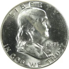 1955 Bugs Bunny Franklin Silver 50c Uncirculated Mint State SKU:I25292