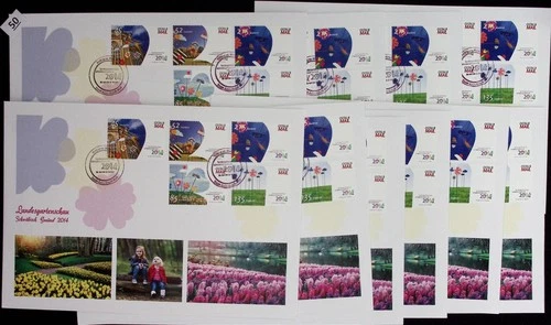 / GERMANY 2014 - 10 FDC - NATURE