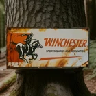 Vintage Winchester Porcelain Sign Ranger Smokeless Smith Wesson Colt Hunting USA