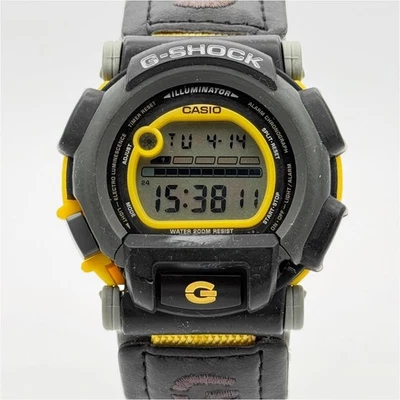 Montre numérique pour homme CASIO G-SHOCK DW-003 noir jaune - Photo 1/4