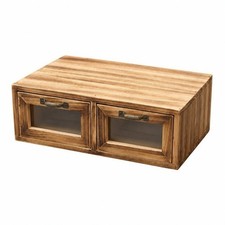 Organisateur de Bureau En Bois avec Tiroirs Compact pour Chambre, Petits