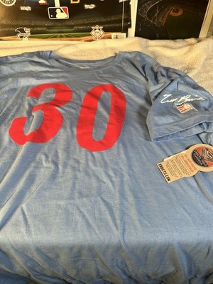 Ebbets Field Flannels MLB Montreal Expos #30 Tim Raines T-Shirt NBHOF NWT 2XL