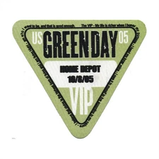 Green Day 2005 American Idiot Concert Tour VIP Backstage Pass