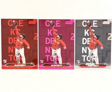 2024 Topps Stadium Club Wilyer Abreu Red Pink & Base Rookies SP #56 RC