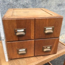 DDR Bauhaus Register Karteikasten Archiv Schrank Kartei Schubladen Holzkisten 