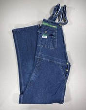 Liberty Overalls Men 46x30 Carpenter Workwear Bib Denim Baggy Rockabilly Western