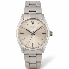 Rolex Oyster Perpetual Air-King 5500 c.1974 34mm Silver Dial Automatic Serviced