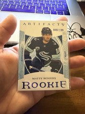 Matty Beniers 2022-23 Upper Deck Artifacts Rookie #180  48/199 Seattle Kraken