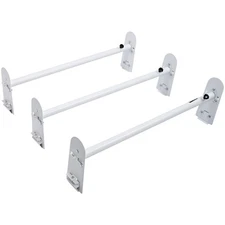 3-Bar Van Roof Ladder Rack Alloy Steel Adjustable 40.2"-74.8" for Minivans