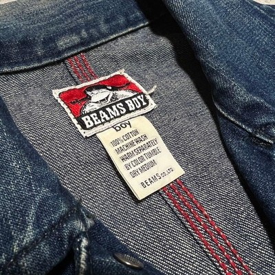 BEAMS BOY BEN DAVIS ビームスボーイ カバーオル Beams Boy x Ben Davis Denim Coverall Free Size Retro Japanese Size