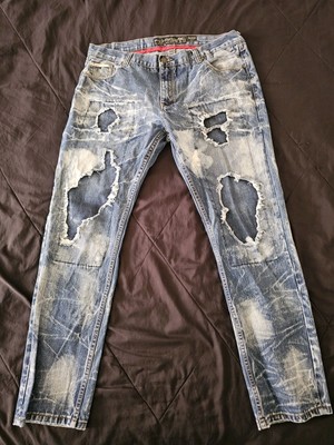 The Heritage America 76 Denim Distillery Mens Jeans Blue