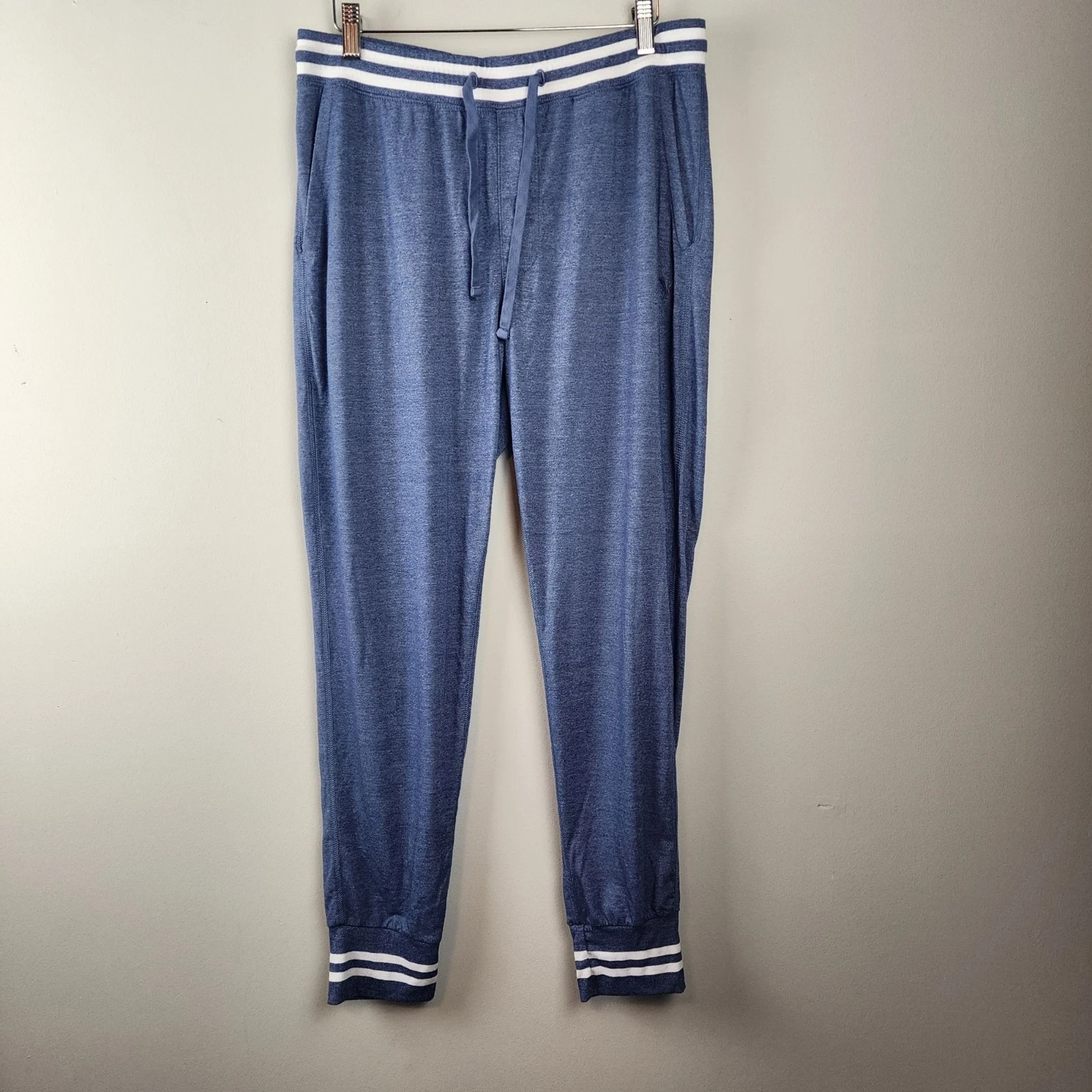 American Eagle sz M men blue lounge pants joggers 32-34