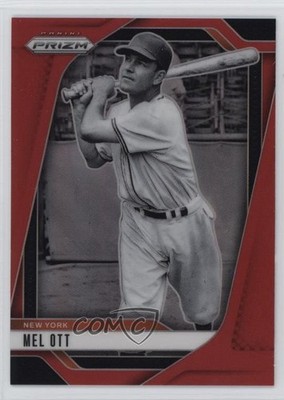 2025 Panini Prizm Red Prizm 42/299 Mel Ott #232 HOF y0i