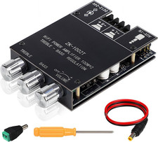 ZK-1002T Bluetooth 5.0 Stereo Amplifier Board, 200W HiFi 2.0 Channel Mini Audio