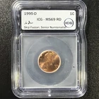 1995-D Lincoln Memorial Cent — photo from another recent sale