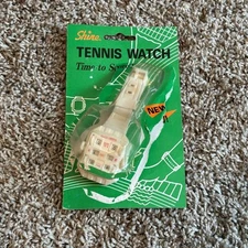 Vintage Golden Shine Tennis Watch Score Keeper Scorekeeper W/Original Package