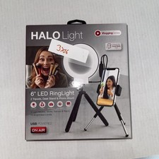 HALO 6  LED Ring Light/ Vlogging Series/ 2 Tripods/ 3 Light Modes