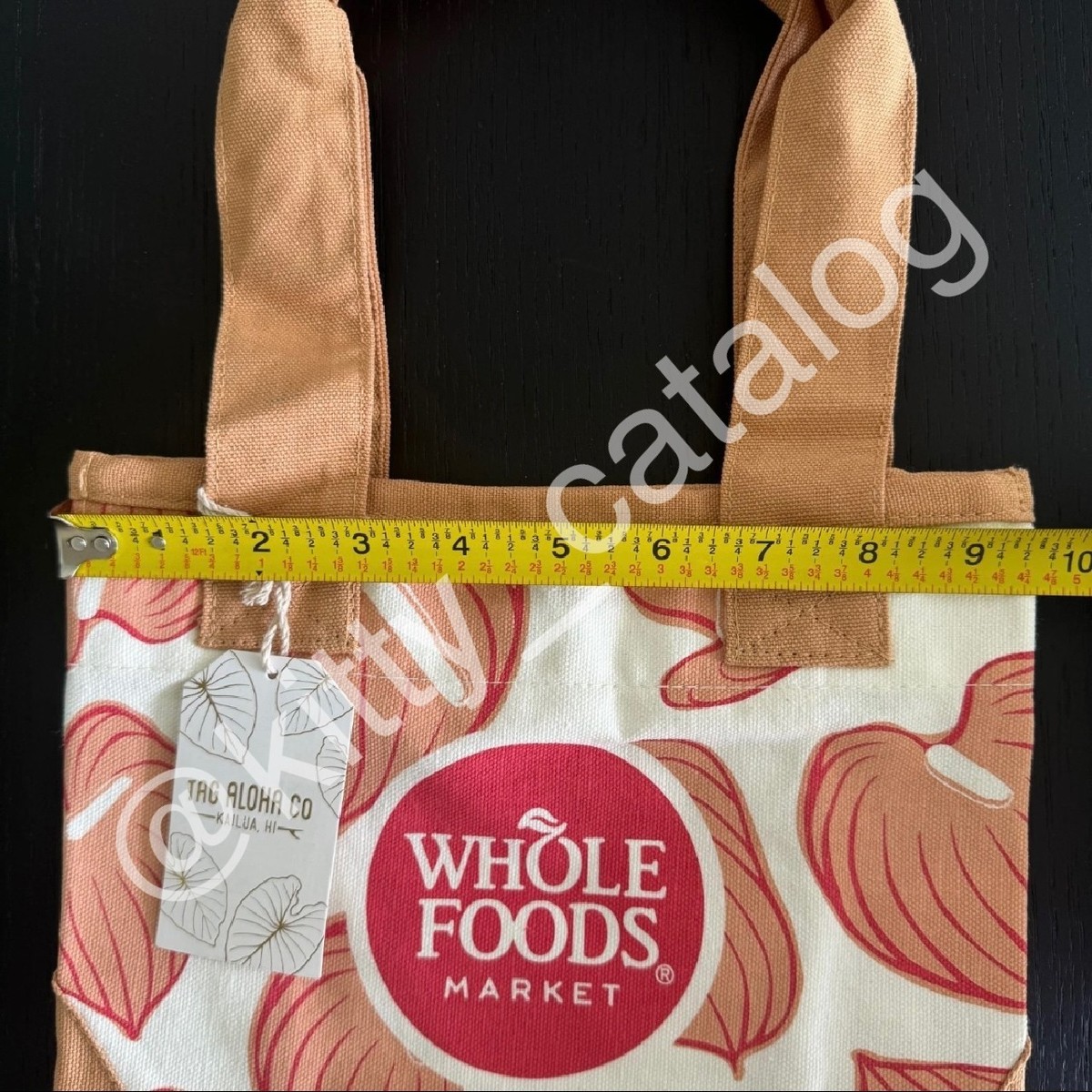 Whole Foods x Tag Aloha Company: Mini Canvas Tote Bag, Hawaii
