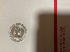 1989 Canadian Maple Leaf Elizabeth II $5 Dollar 1 oz Silver Coin