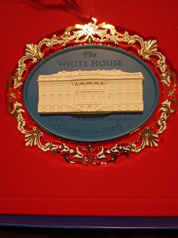 The White House Christmas 200th Anniversary Christmas Tree Ornament