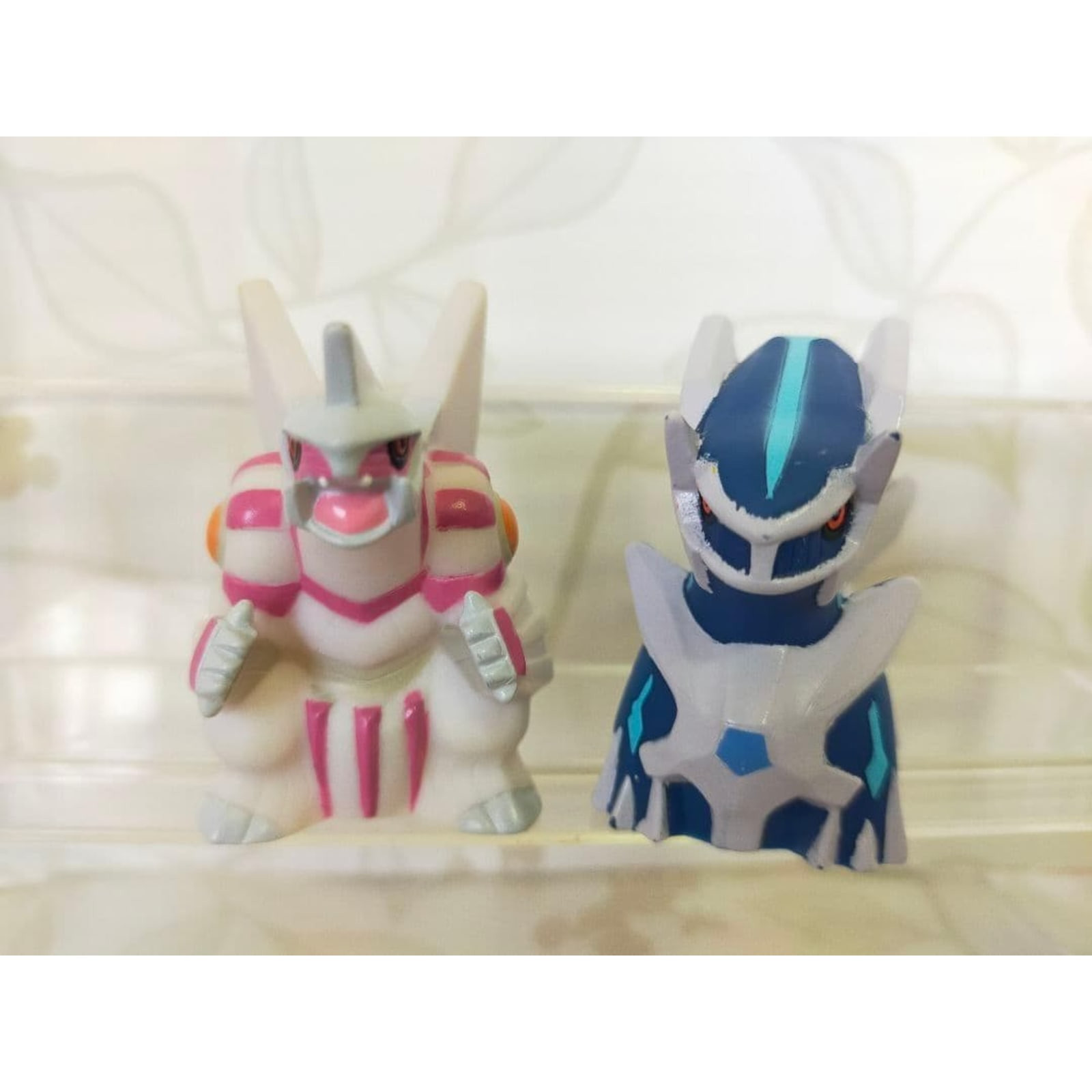 Palkia Dialga Pokemon Finger Puppet Figure 2pc Set Japan Rare Exclusive Anime