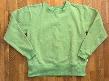 Green Women's Pullover Crew Neck Sweatshirt
