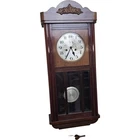 Vintage GERMAN Wall Clock Wood Case Viola Gong Decorative Collectable TH