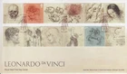 GB Stamps First Day Cover Leonardo da Vinci, painter, medicine, cats SHS 2019