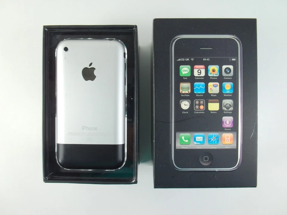 Apple iPhone 2g 8gb 1st Generation A1203 - Boxed - *EXCELLENT* - Rare 2007 - Image 3 of 4