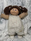 Rare 1985 Cabbage Patch Kids FM3 Girl Brown Loop Pigtails Violet Eyes OK