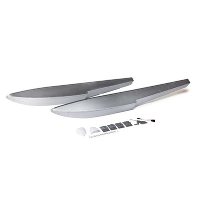 E flite Float Set with Hardware Silver 39.5'' EFLA5600S RC Sport Airplanes