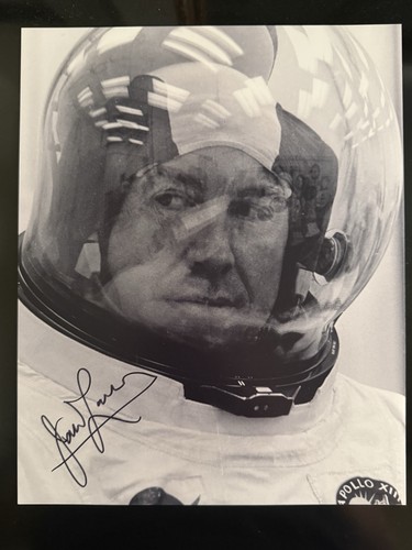 Astronaut Jim Lovell Signed 8x10 Photo Apollo 13 NASA James Moon Beckett COA