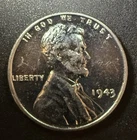 1943 Lincoln Steel Cent BU DDO ~ Defective Planchet Error