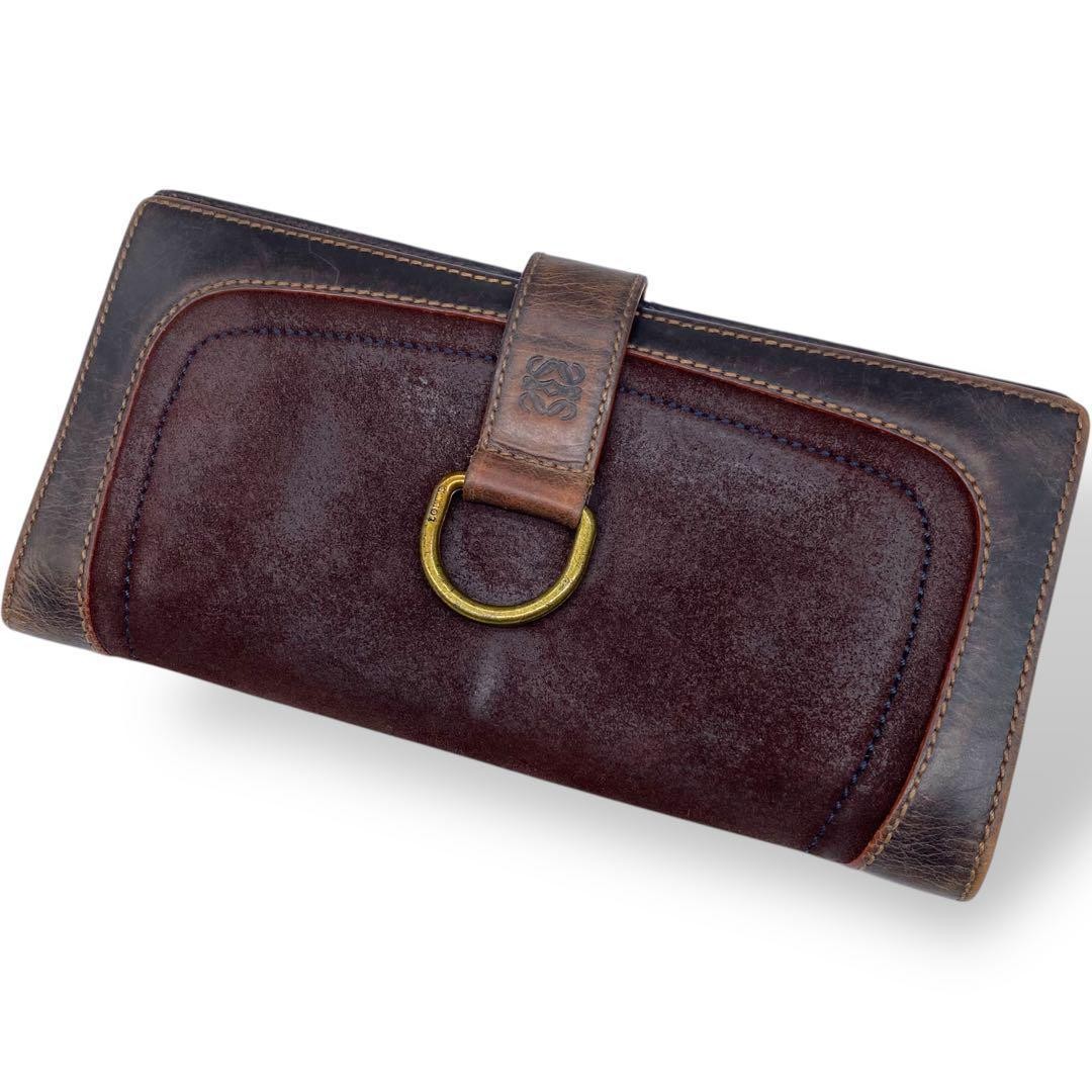 【関税送料込】LOEWE Anagram Small Billfold Wallet 財布 Anagram small vertical wallet in pebble grained calfskin