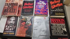 Charles Manson Book Collection Lot Of 9 Books. Mixed Lot. See Item Description!