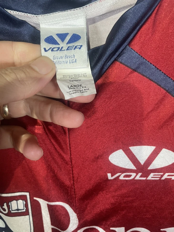 Voler Men’s Cycling Short Sleeve Padded Tri Suit Size Large University Of Penn - Image 3 of 4