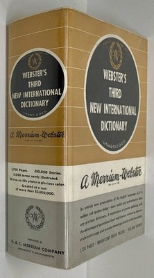Webster's Third New International Dictionary Unabridged 1961 2720 Pages HEAVY VG