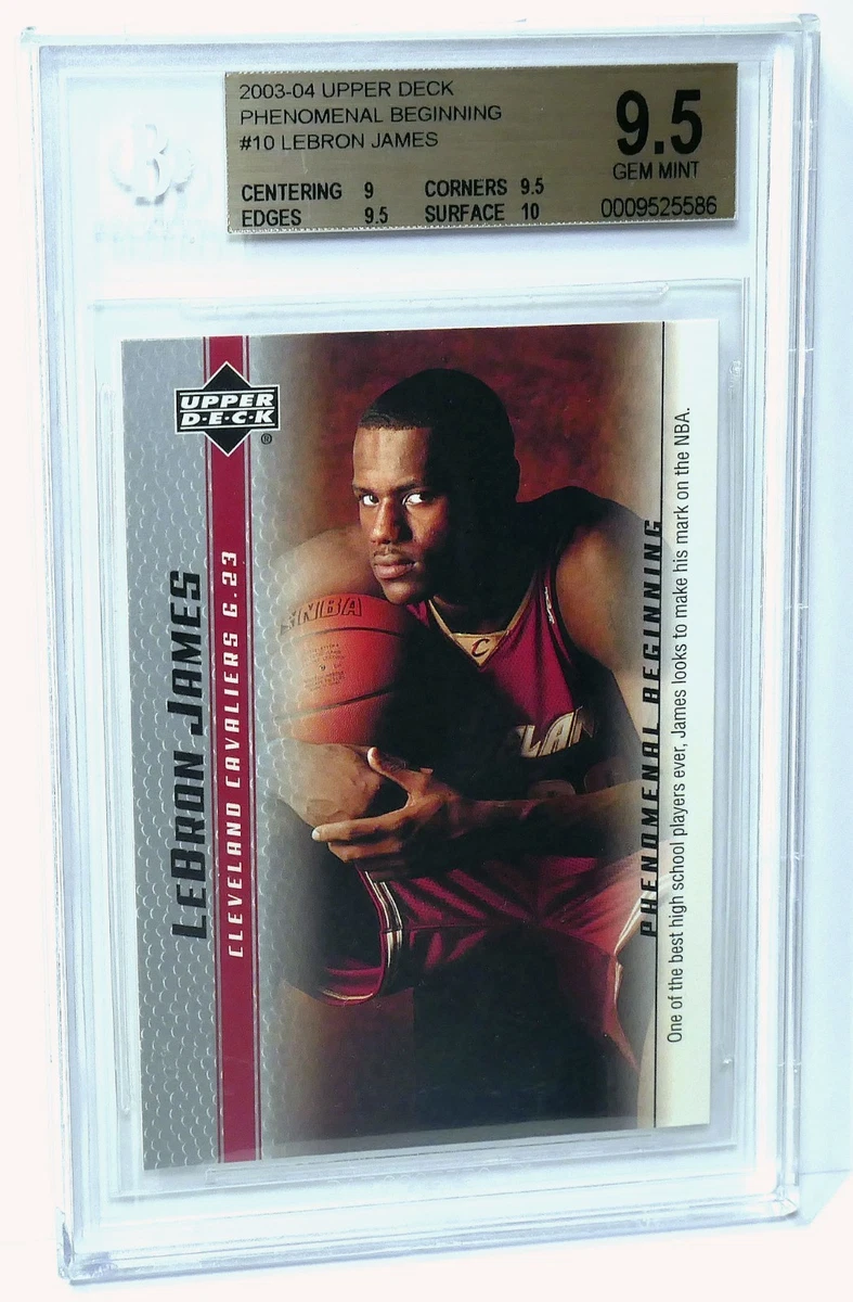 LeBron James Beckett Grading Services (BGS) 9.5 Graded Basketball
